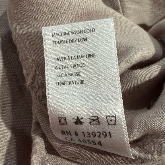 NWT BLDWN Mens Shirt Minimalist Workwear Neutral Button Down Flint Gray Large - Picture 5 of 8